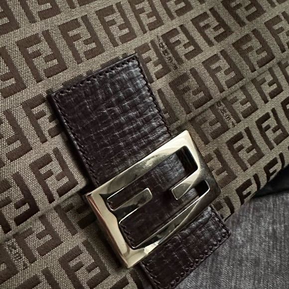Vintage Fendi Zucchino Mama Shoulder Bag - Picture 5 of 10